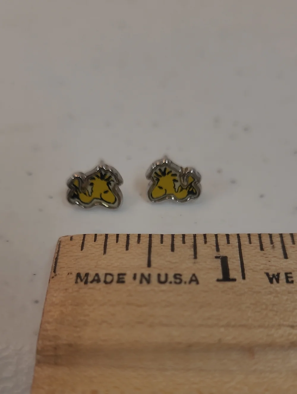Snoopy, Woodstock, and Hello Kitty Characters - 3 Post Earring Set